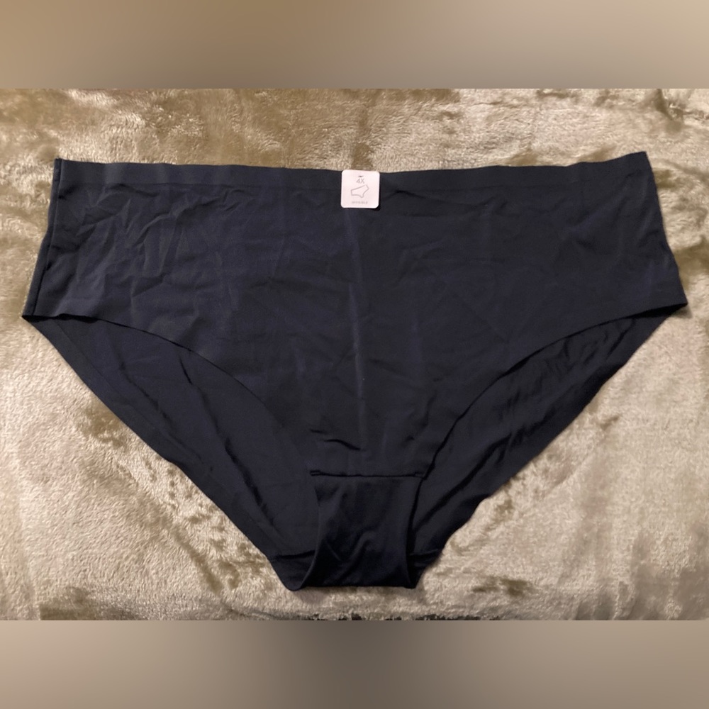 NWT Deesse Lingerie Invisible black panties